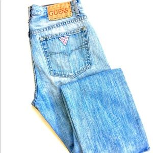 Raw Edge Vintage Light Wash Denim Guess Jeans
